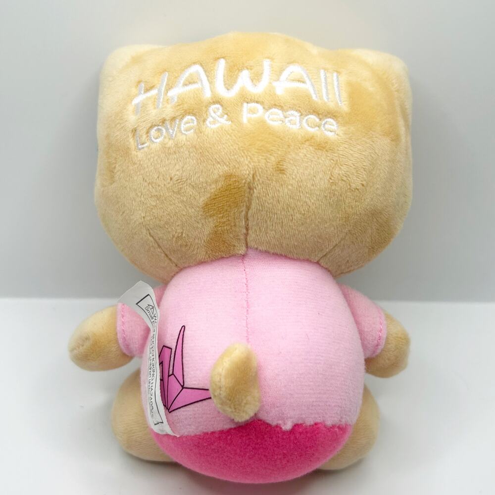Hello Kitty Sanrio Pearl Harbor 75th Anniversary LOVE & PEACE Plush Hawaii EUC - Picture 4 of 7